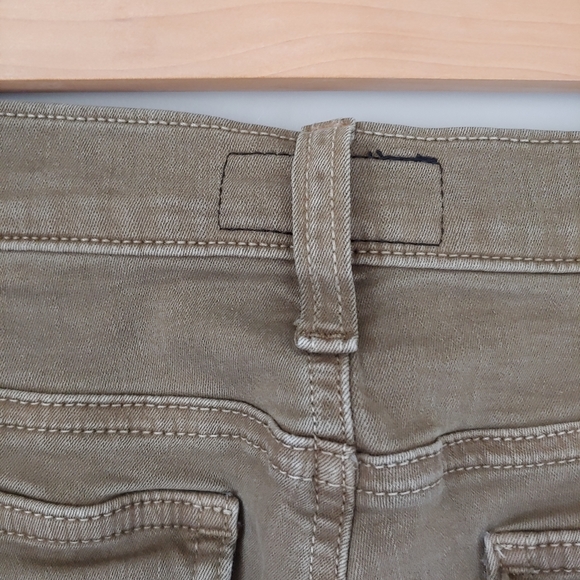 Current/Elliott Skinny Cargo Pants Jeans Olive Green Size 26 - Picture 11 of 16